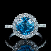 Interchangeable Multi-Gemstone Cluster Ring With Box