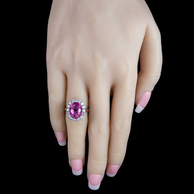 Interchangeable Multi-Gemstone Cluster Ring With Box