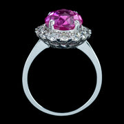 Interchangeable Multi-Gemstone Cluster Ring With Box