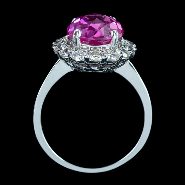 Interchangeable Multi-Gemstone Cluster Ring With Box