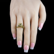 Leopard Ring Ruby Diamond 18ct Gold 