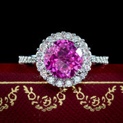 Interchangeable Multi-Gemstone Cluster Ring With Box