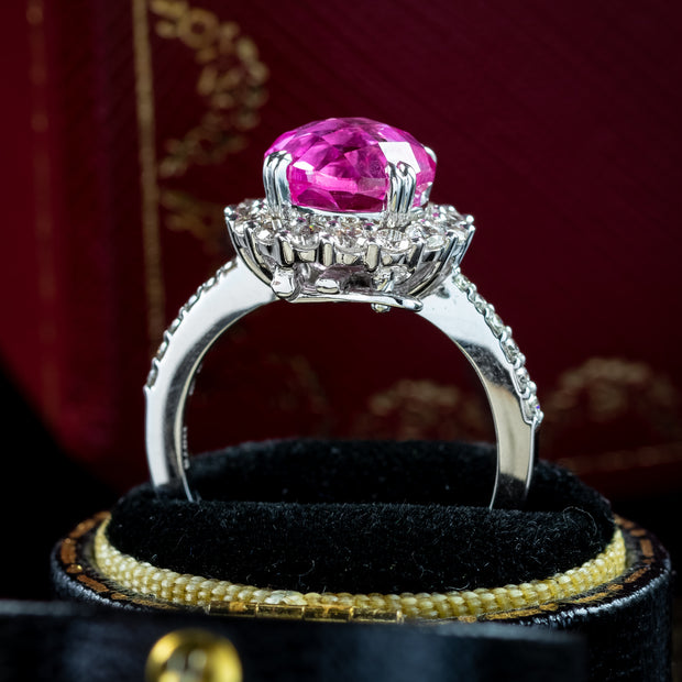 Interchangeable Multi-Gemstone Cluster Ring With Box