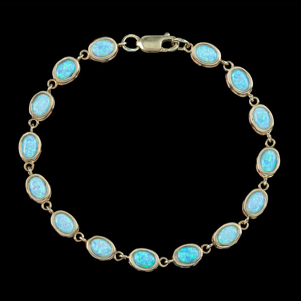 Edwardian Style Opal Bracelet 9ct Gold