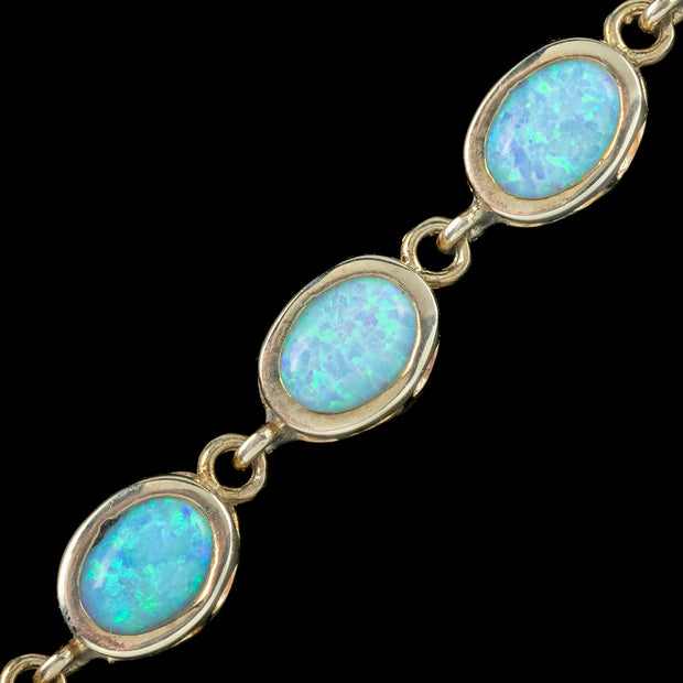 Edwardian Style Opal Bracelet 9ct Gold