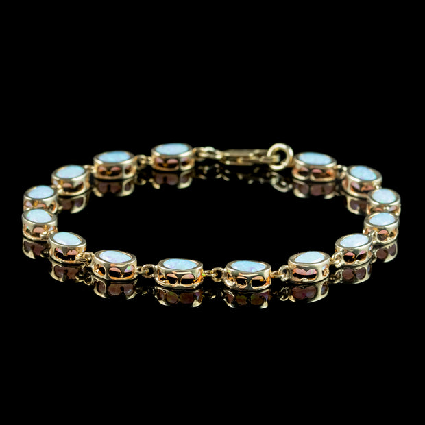 Edwardian Style Opal Bracelet 9ct Gold