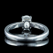 Diamond Solitaire Ring 0.75ct Oval Diamond 