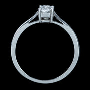 Diamond Solitaire Ring 0.75ct Oval Diamond 