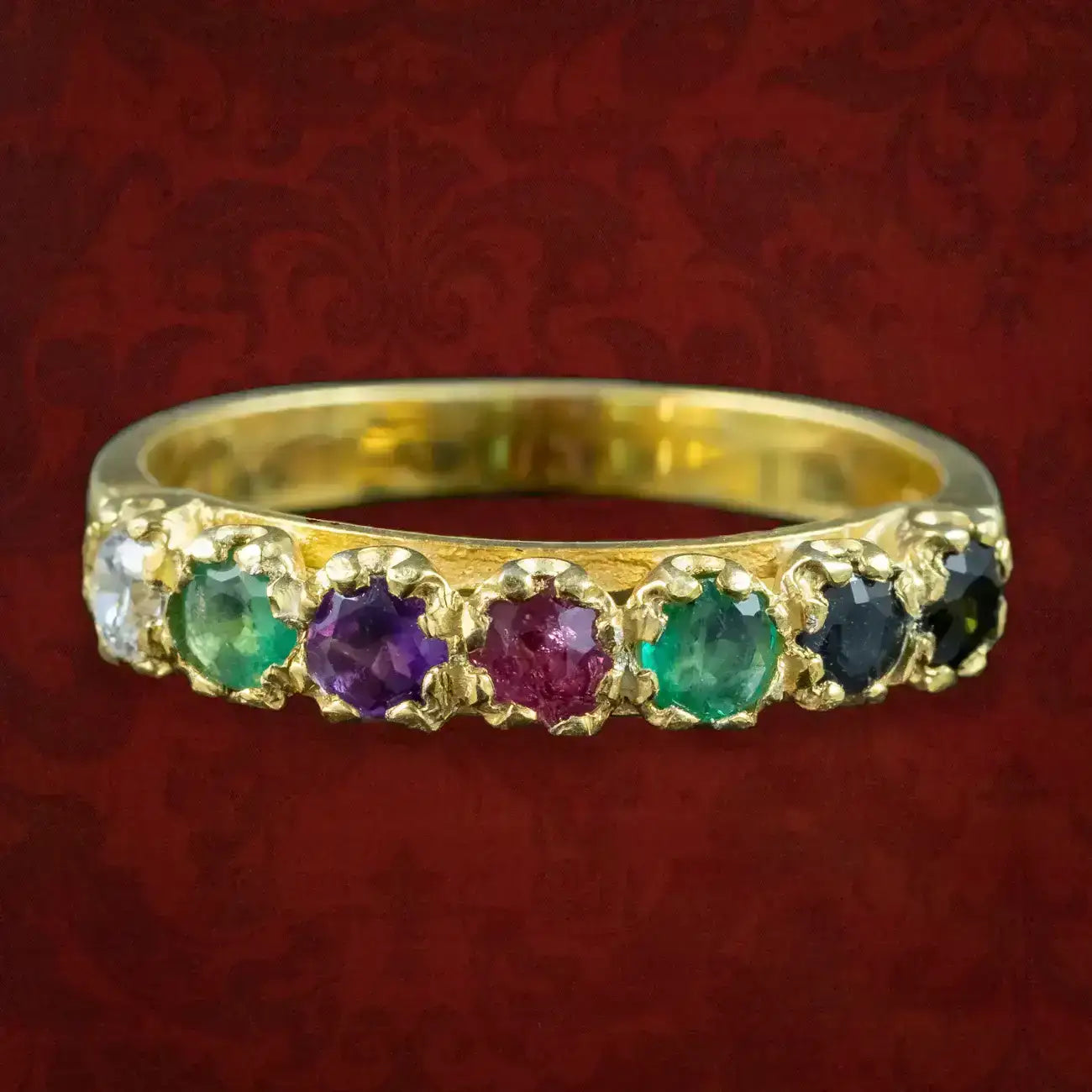 Acrostic Dearest Gemstone Ring | – Laurelle Antique Jewellery