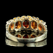 Victorian Style Garnet Ring 2ct Total