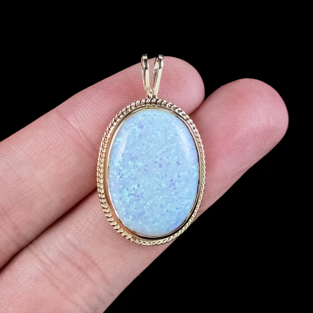 Gorgeous 9k selling vintage OPAL pendant ⭐LOOK⭐