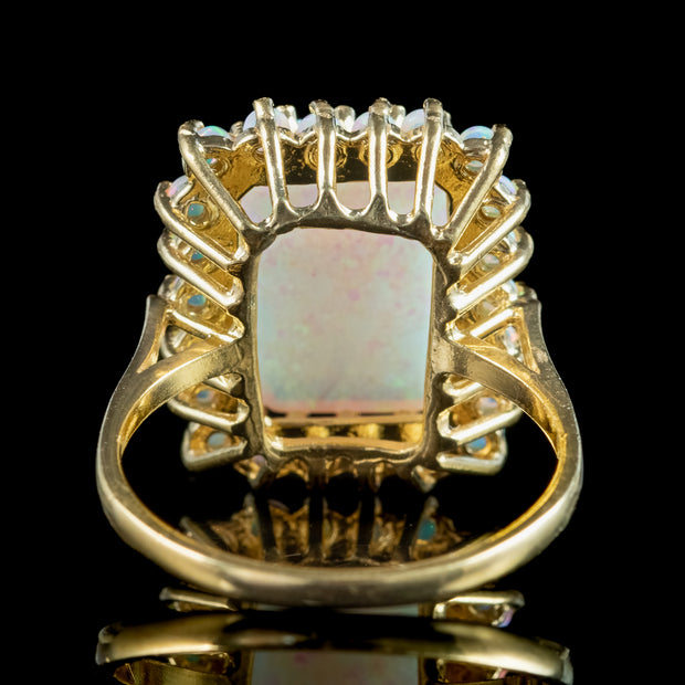 Victorian Style Opal Cluster Ring