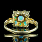 Victorian Style Opal Cluster Ring 