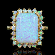 Victorian Style Opal Cluster Ring