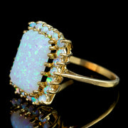 Victorian Style Opal Cluster Ring