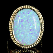 Victorian Style Opal Cocktail Ring 15ct Opal