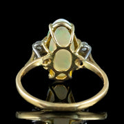 Victorian Style Opal Diamond Ring 3ct Natural Opal Dated 1988