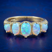 Victorian Style Opal Five Stone Ring