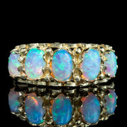 Victorian Style Opal Five Stone Ring 