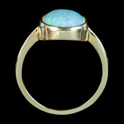 Victorian Style Opal Solitaire Ring 5.5ct Opal