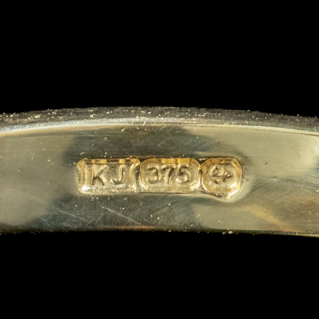 Victorian Style Opal Trilogy Ring 1.5ct Total