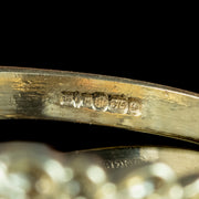 Victorian Style Opal Trilogy Ring 1.2ct Total