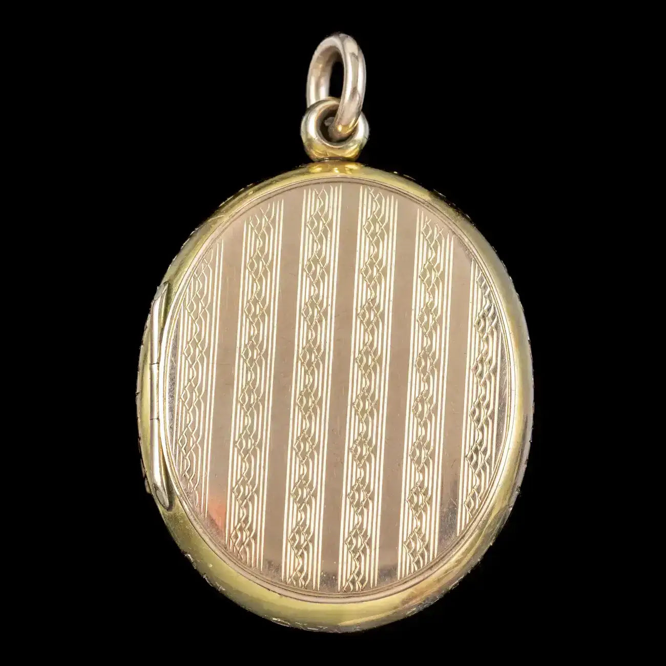 Vintage Family Mourning Locket 9ct Gold – Laurelle Antique Jewellery