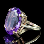 Vintage Amethyst Cocktail Ring 14ct Amethyst