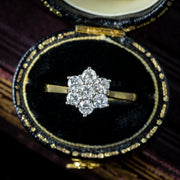 Vintage Diamond Cluster Ring 0.70ct Total