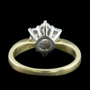 Vintage Diamond Cluster Ring 0.75ct Total Dated 2000