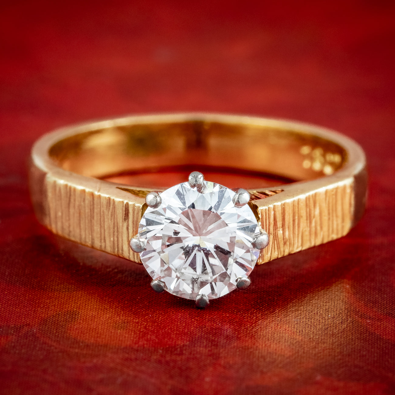 Vintage Diamond Solitaire Ring | – Laurelle Antique Jewellery
