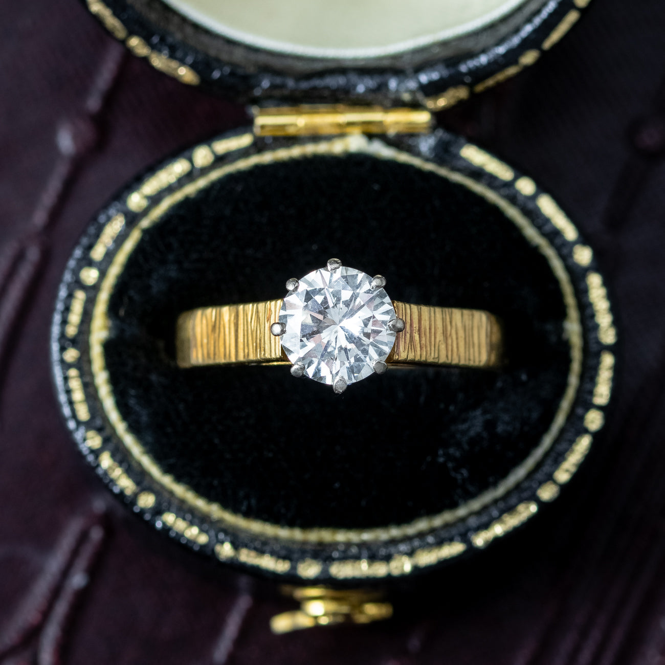 Vintage Diamond Solitaire Ring | – Laurelle Antique Jewellery