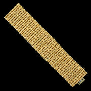 Vintage Gold Plated Cuff Bracelet 