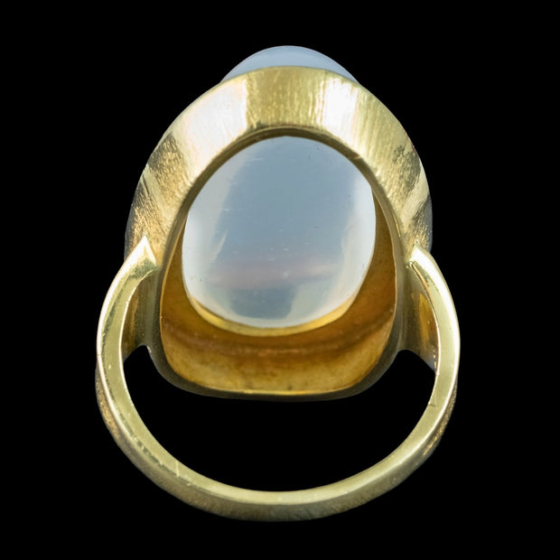Vintage Moonstone Cocktail Ring 16ct Moonstone