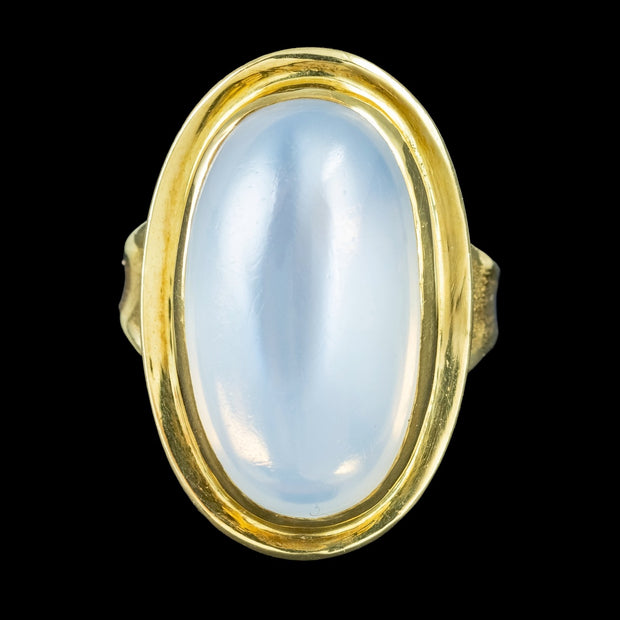 Vintage Moonstone Cocktail Ring 16ct Moonstone