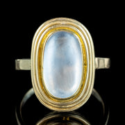 Vintage Moonstone Cocktail Ring 3ct Moonstone