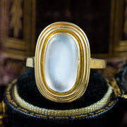 Vintage Moonstone Cocktail Ring 3ct Moonstone