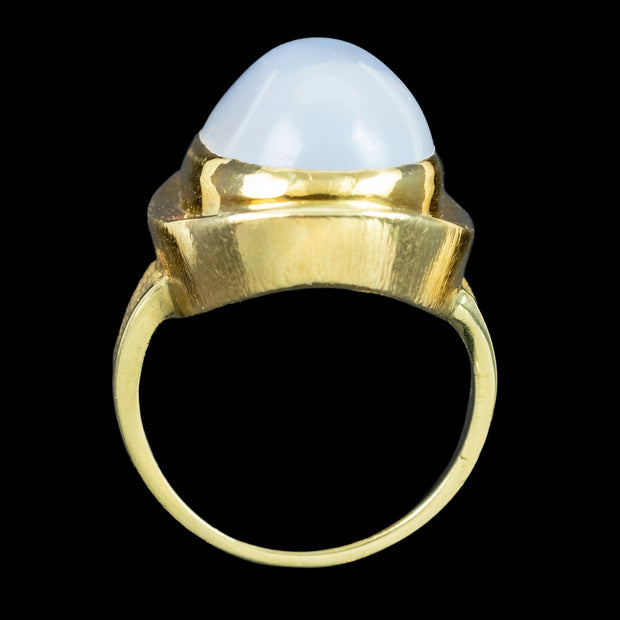 Vintage Moonstone Cocktail Ring 16ct Moonstone