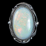Vintage Opal Cocktail Ring 20ct Opal