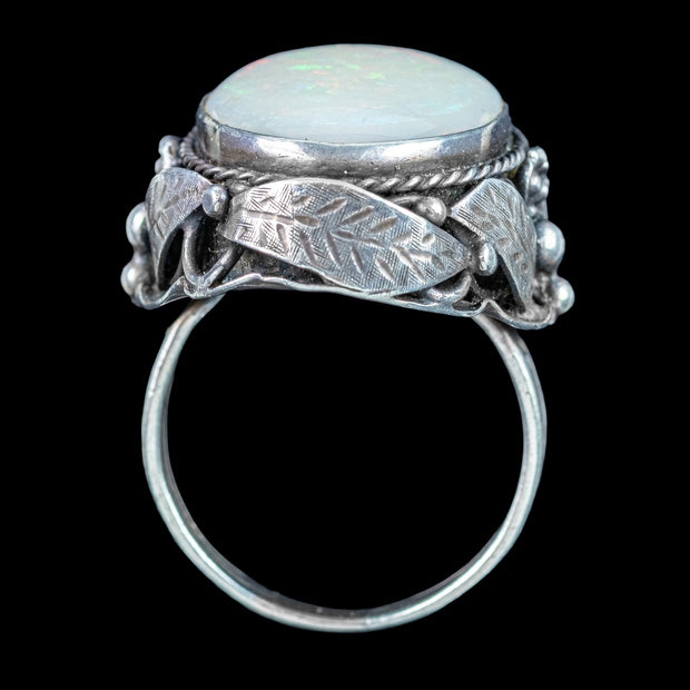Vintage Opal Cocktail Ring 20ct Opal