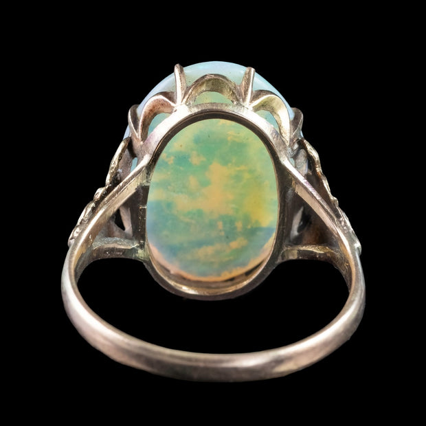 Vintage Opal Solitaire Ring 