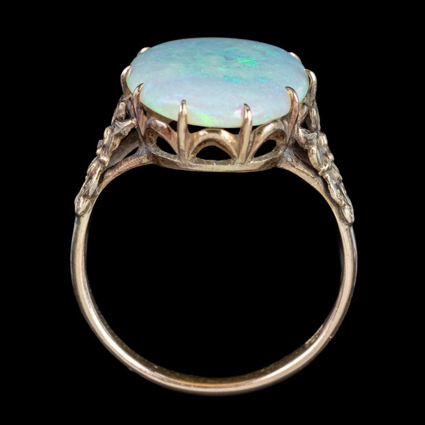 Vintage Opal Solitaire Ring 