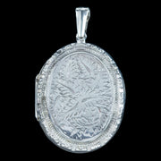 Vintage Sterling Silver Fern Locket