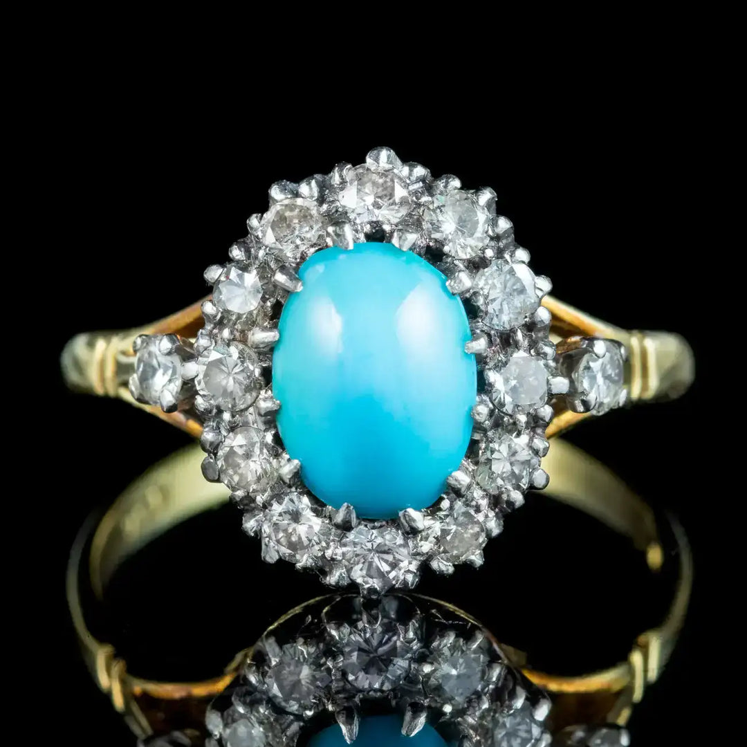 Vintage turquoise wedding rings 60 photos - Astyledwedding.com