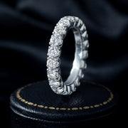 Vintage Diamond Full Eternity Ring 3.15ct of Diamond