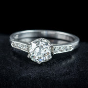 Vintage Diamond Solitaire Ring 1.25ct Diamond with Cert