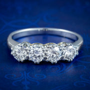 Vintage Four Stone Diamond Ring 1.20ct Of Diamond