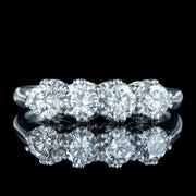 Vintage Four Stone Diamond Ring 1.20ct Of Diamond
