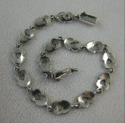 Edwardian Style Fancy Sparkling Marcasite Silver Bracelet