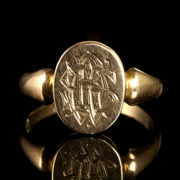 Antique Edwardian Poision Locket Ring Chester 1907